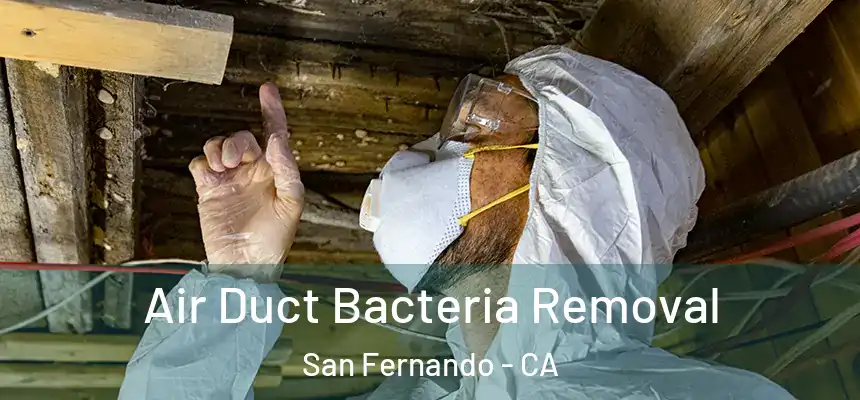 Air Duct Bacteria Removal San Fernando - CA
