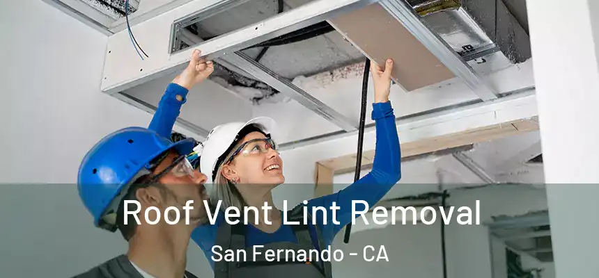  Roof Vent Lint Removal San Fernando - CA
