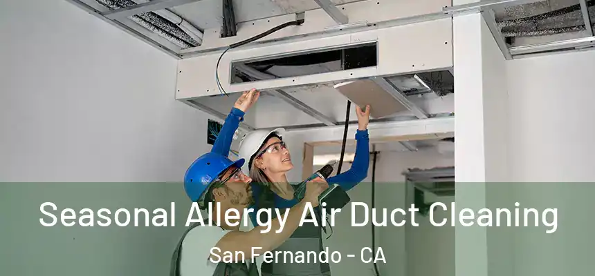 Seasonal Allergy Air Duct Cleaning San Fernando - CA